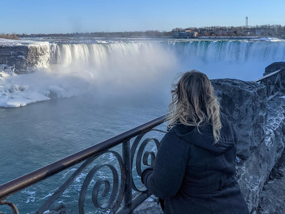 Niagara Falls in winter - February