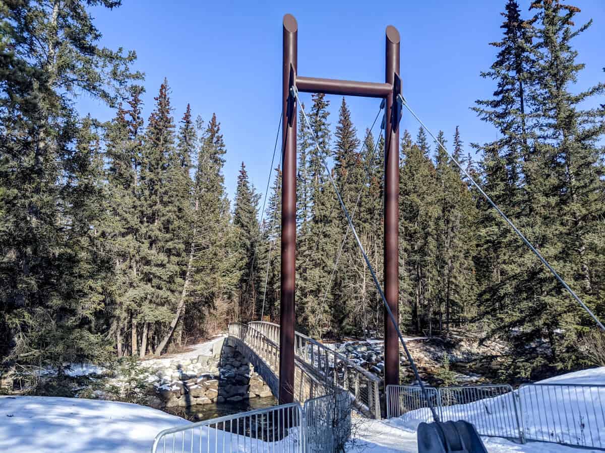 the Fifth Bridge over Maligne Canyon