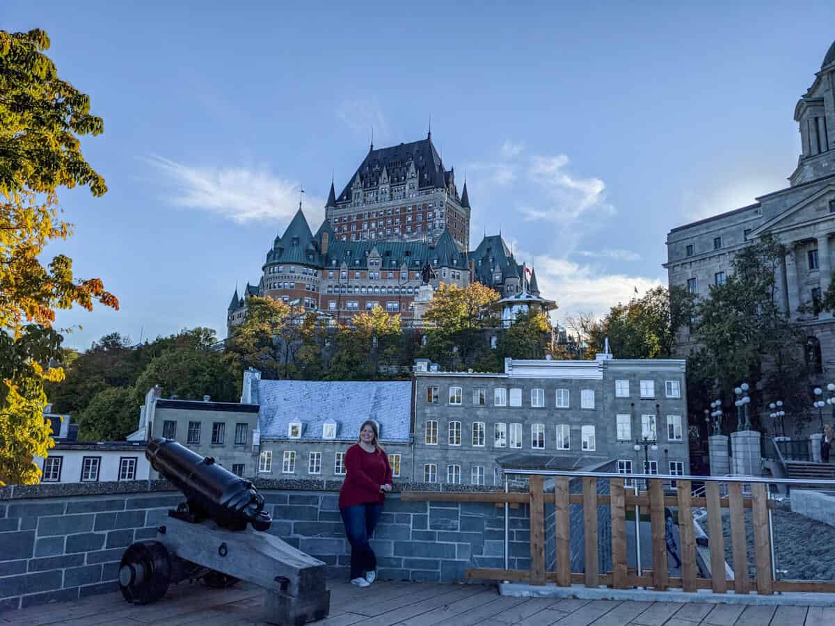 visiting Montmorency Park National Historic Site during my 3 days in quebec city