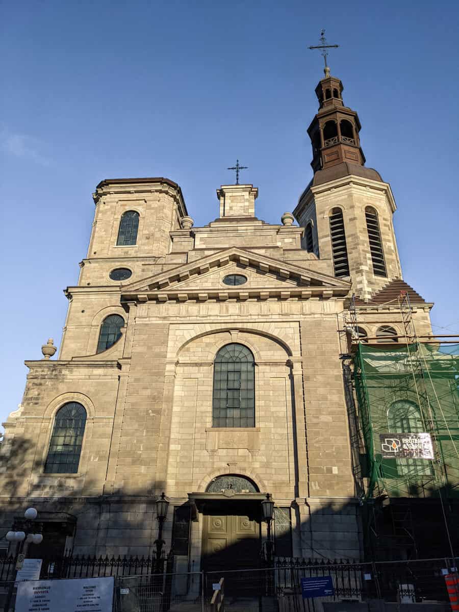 Notre Dame de Quebec Basilica-Cathedral  in quebec city