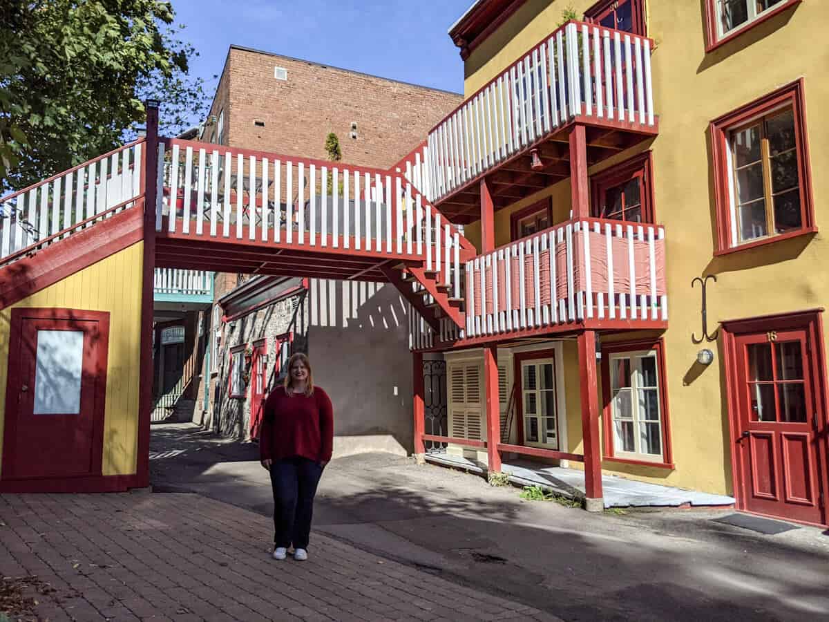 rue-sous-le-cap in old quebec city